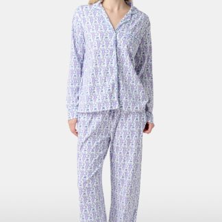 Monkey Long Sleeve Polo Pajamas