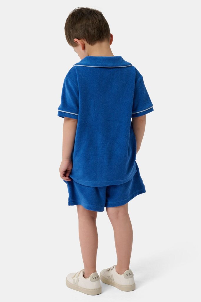 Kids Monkey Embroidery Leo Polo