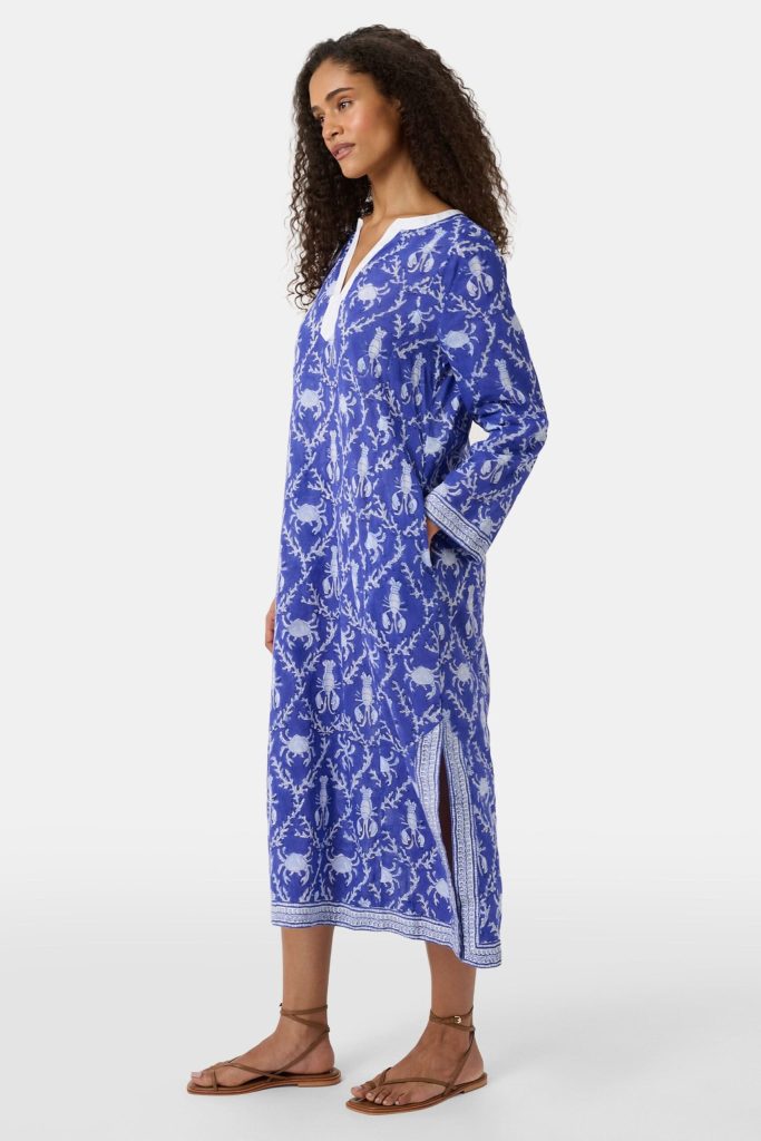 Lobster Trellis Johanna Caftan