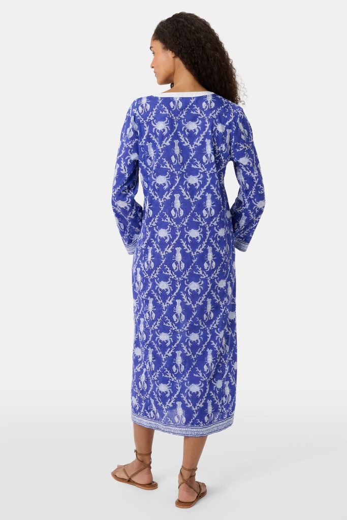 Lobster Trellis Johanna Caftan