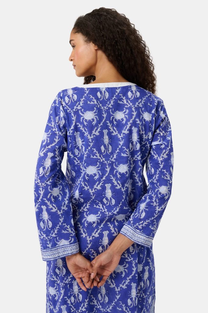 Lobster Trellis Johanna Caftan