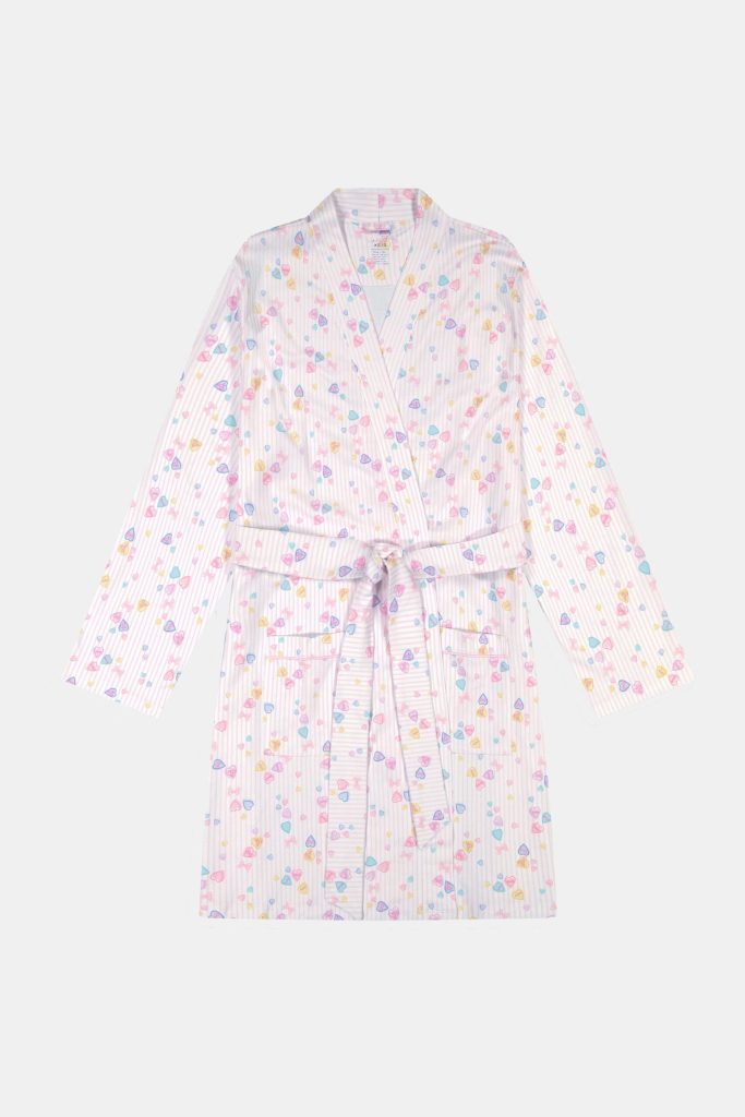 Candy Heart Stripe Blake Robe