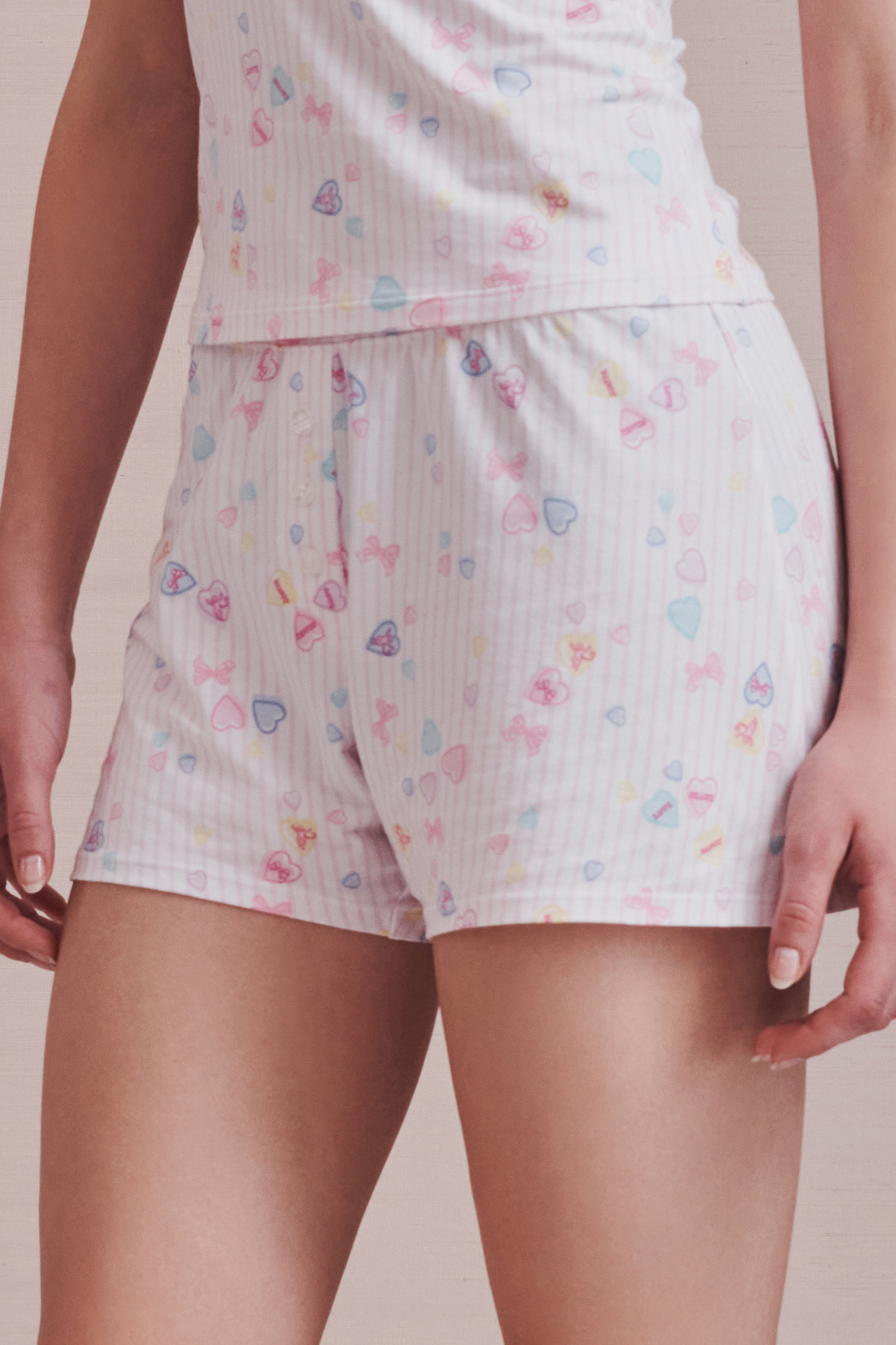 Candy Heart Stripe Jones Shortie