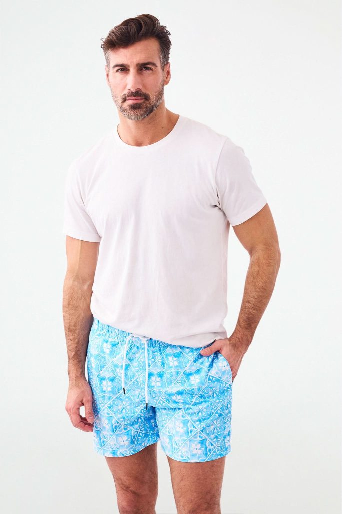 Mens Tuiles Swim Trunk