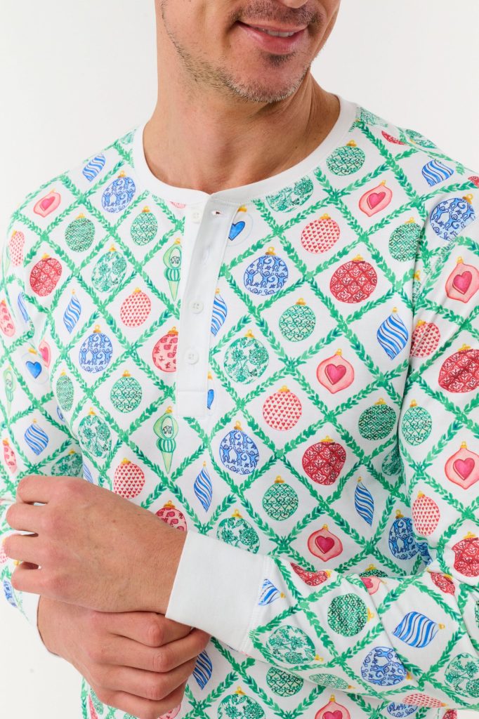 Mens Ornament Trellis Spencer Pajamas