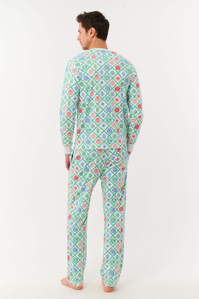 Mens Ornament Trellis Spencer Pajamas