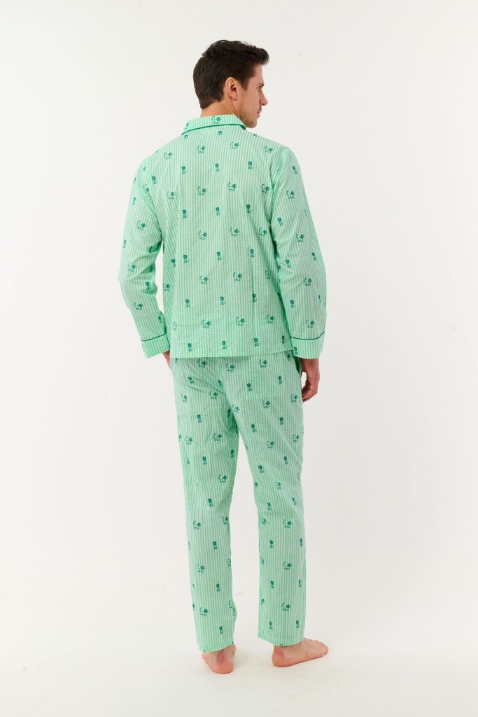 Mens Leo Gingham Loungewear