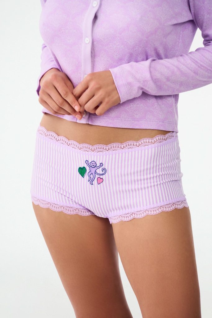 Mixed Icon Boyshort 4 Pack