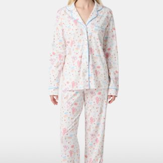 Monkey Said Yes Long Sleeve Polo Pajamas
