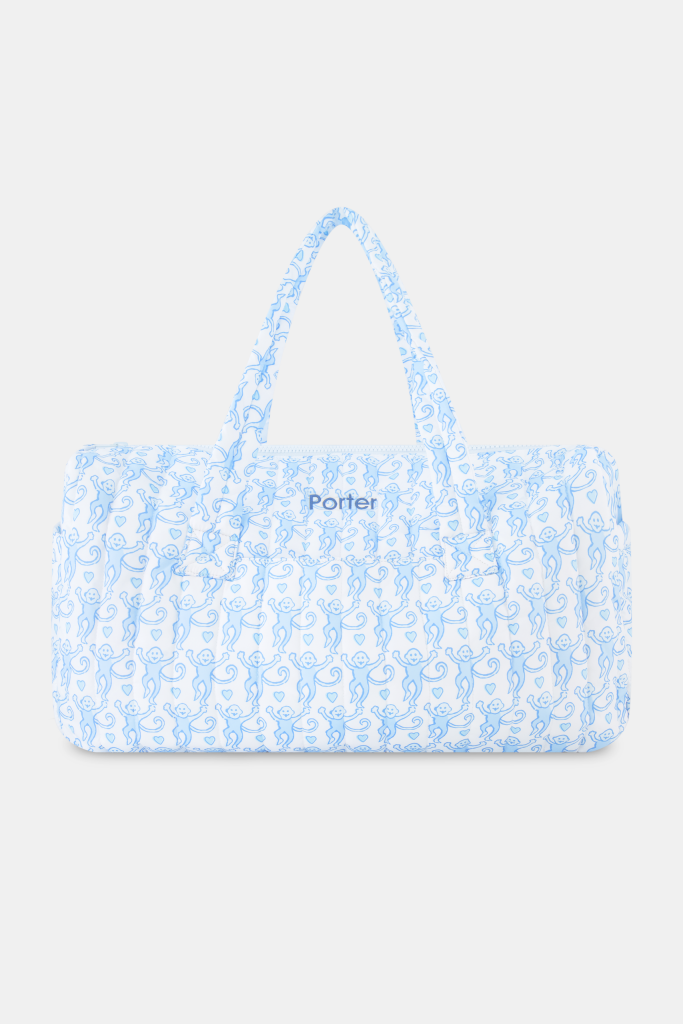 Lovely Monkey Quilted Weekender