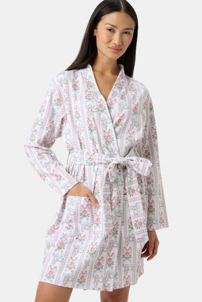 Monkey Block Stripe Blake Robe