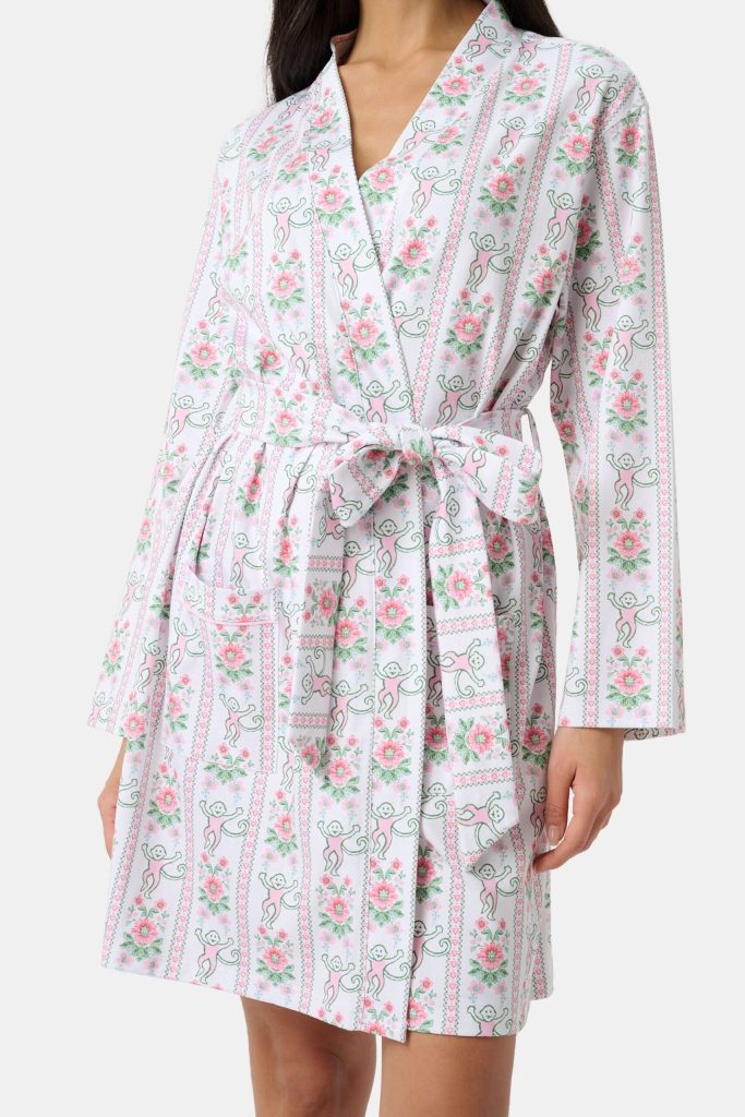 Monkey Block Stripe Blake Robe