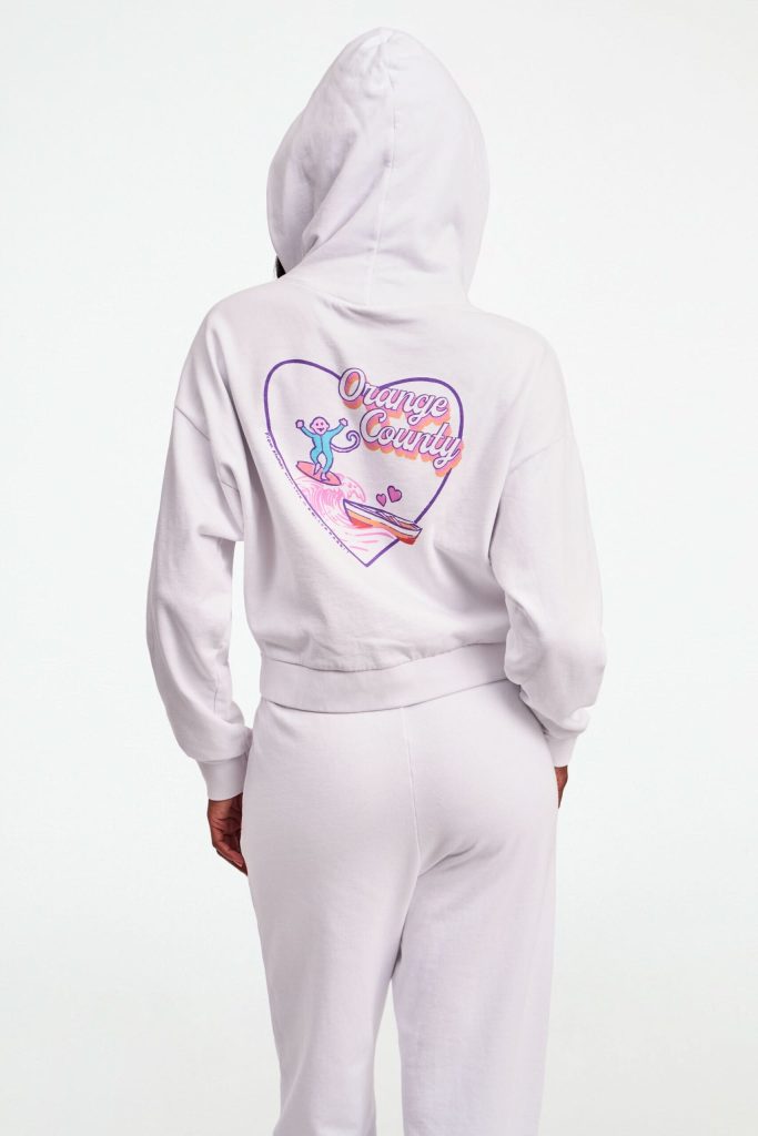 O.C. Monkey Cropped Zip Up