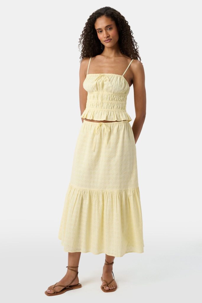 Petal Eyelet Goldie Skirt
