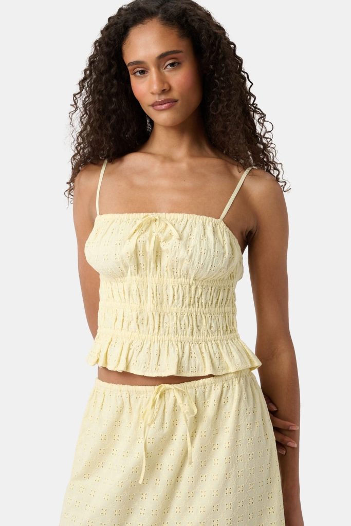 Petal Eyelet Aurelia Top