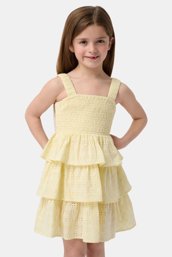 Kids Petal Eyelet Kenia Dress