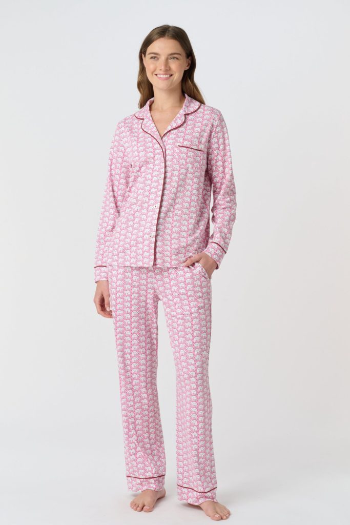 Hathi Long Sleeve Polo Pajamas