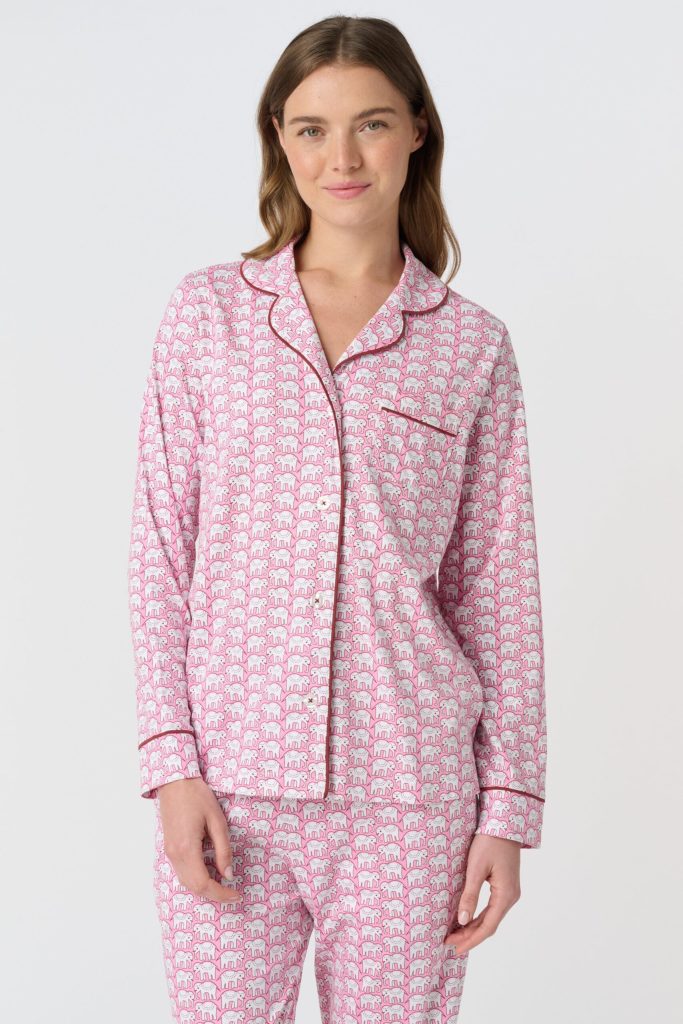 Hathi Long Sleeve Polo Pajamas