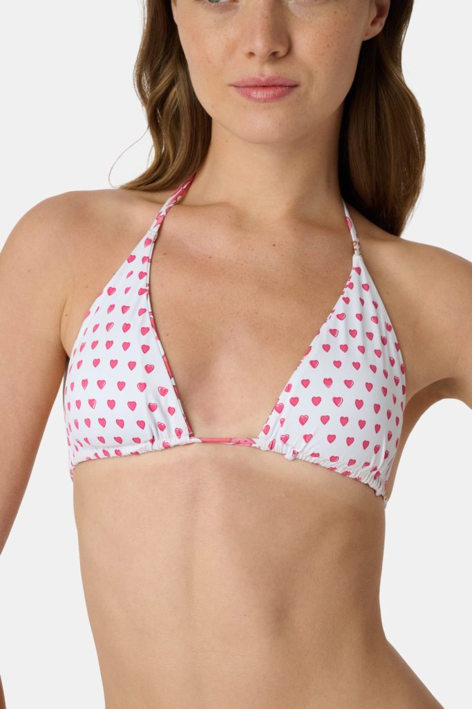 Monkey/Hearts Serena Bikini Top