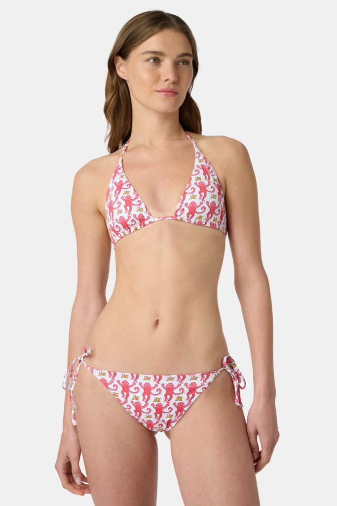 Monkey/Hearts Serena Bikini Top
