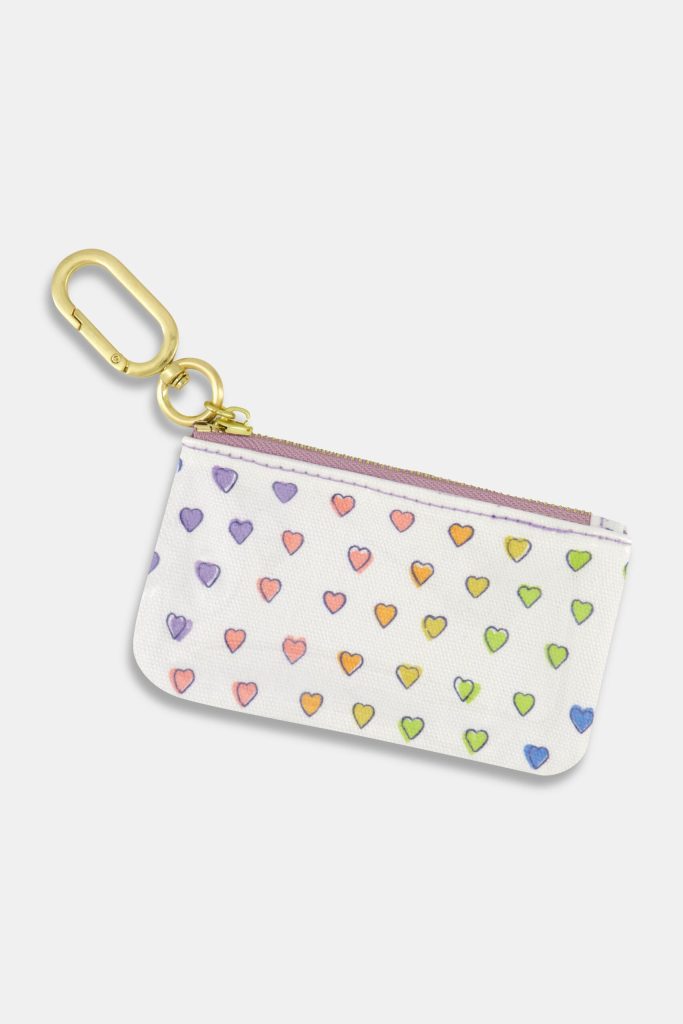 Disco Hearts Coin Pouch