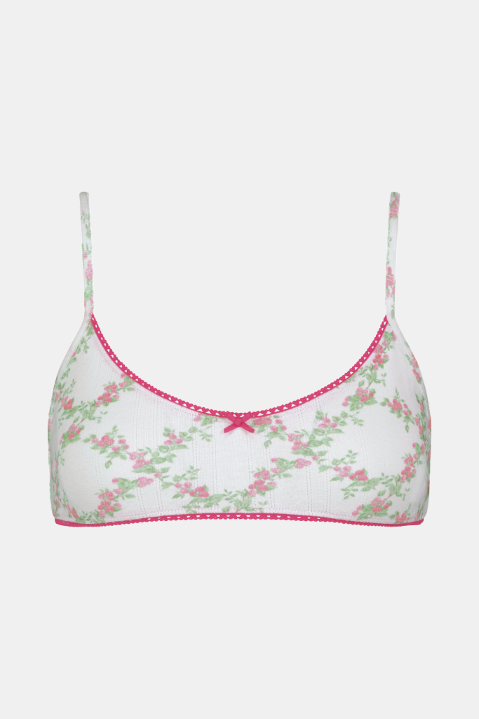 Raspberry Garden Ana Scoop Bralette