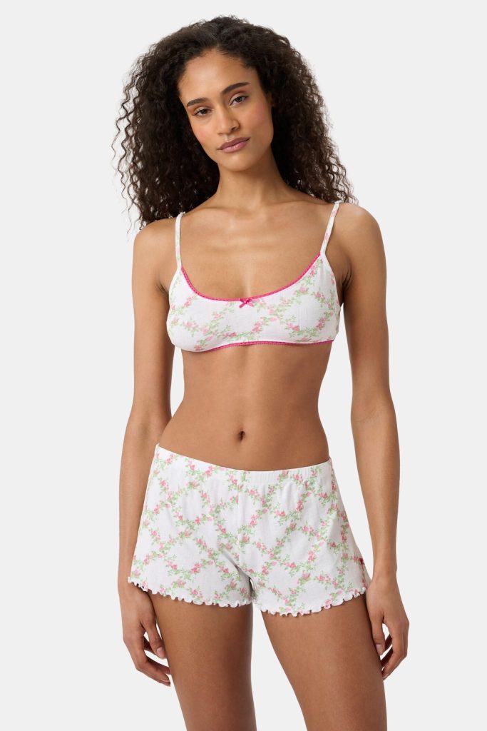 Raspberry Garden Ana Scoop Bralette