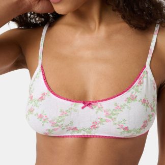 Raspberry Garden Ana Scoop Bralette