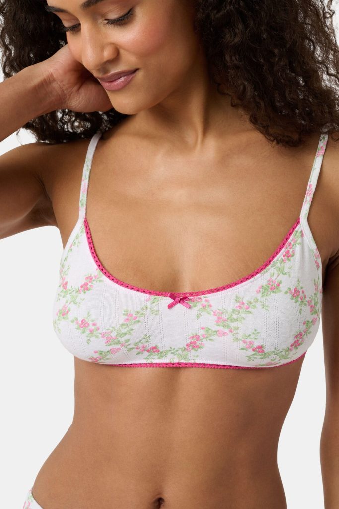 Raspberry Garden Ana Scoop Bralette