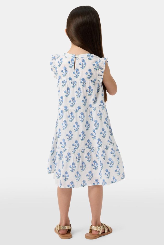 Kids Rosa Ditsy Floral Pami Dress