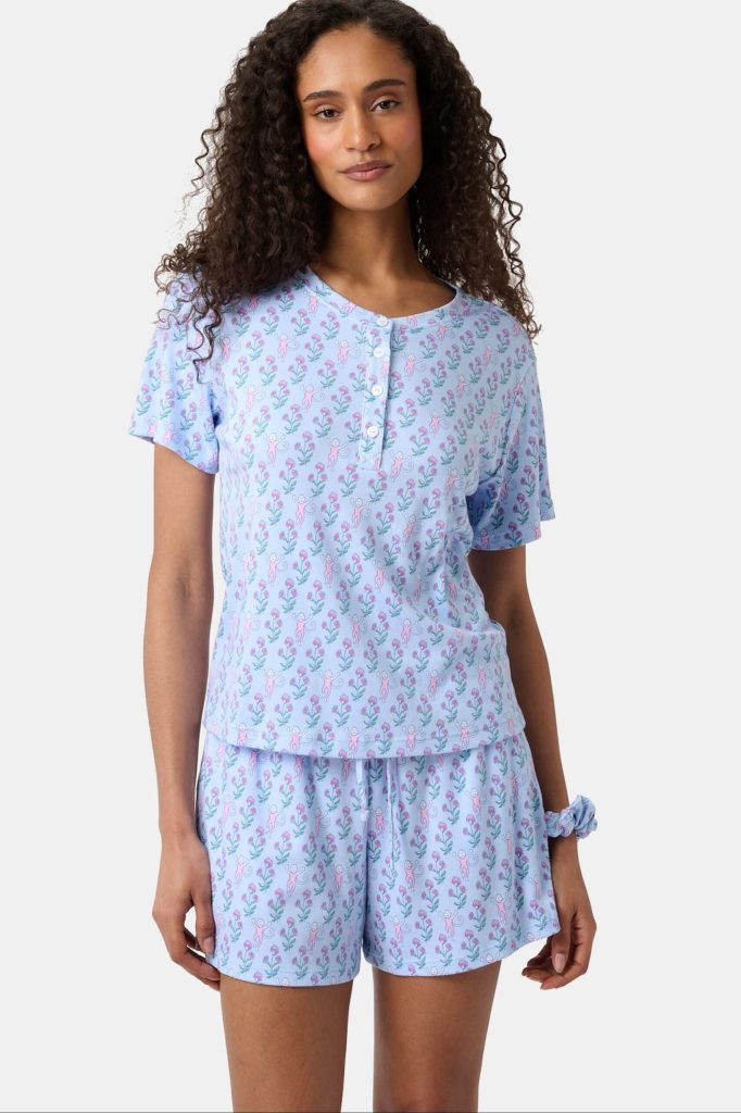Rosa Ditsy Monkey Alexa Set