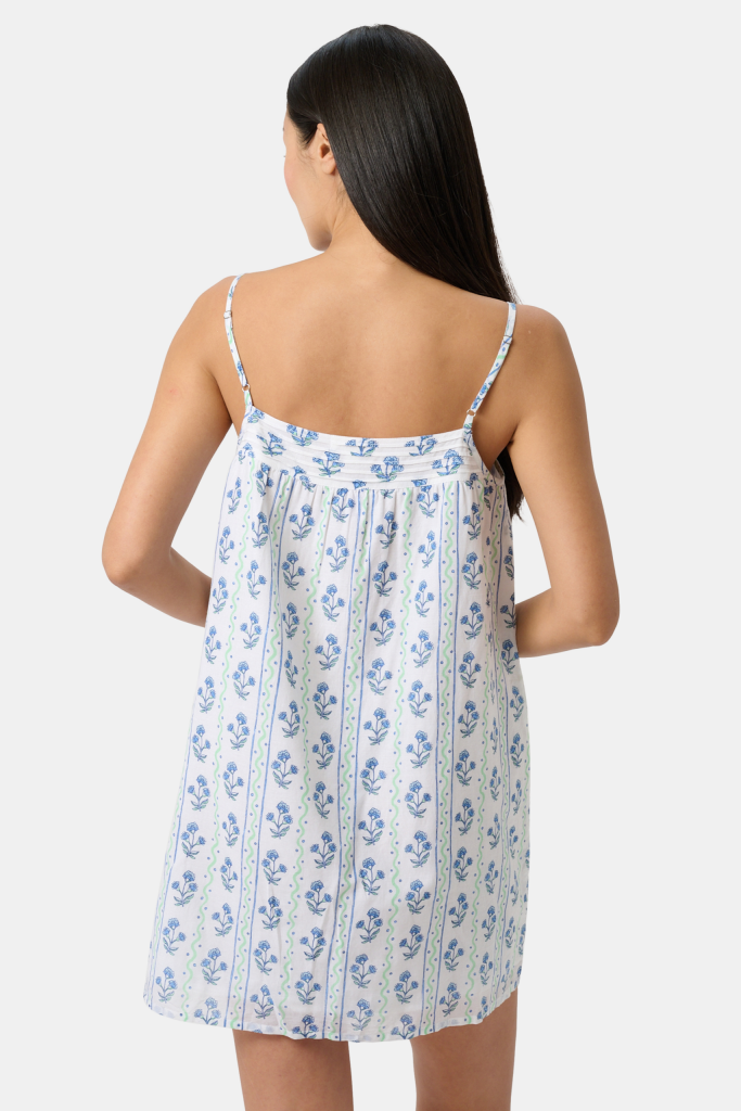 Rosa Wavy Stripe Scottie Dress