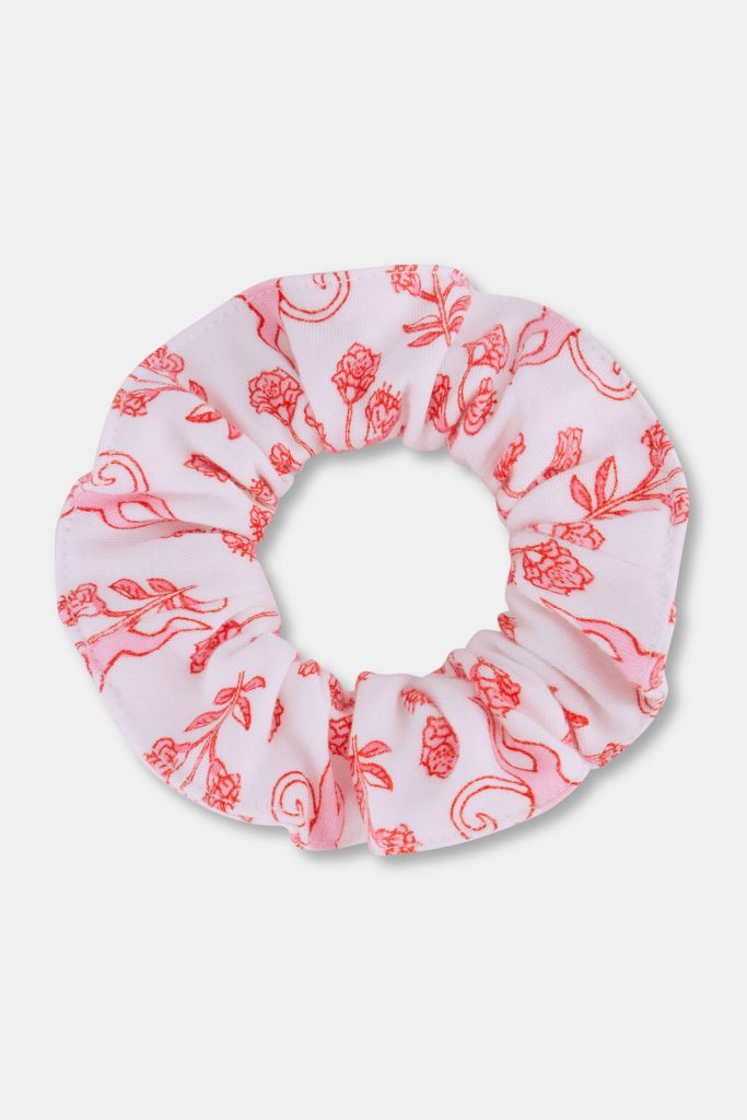 Rosa Ditsy Monkey Scrunchie