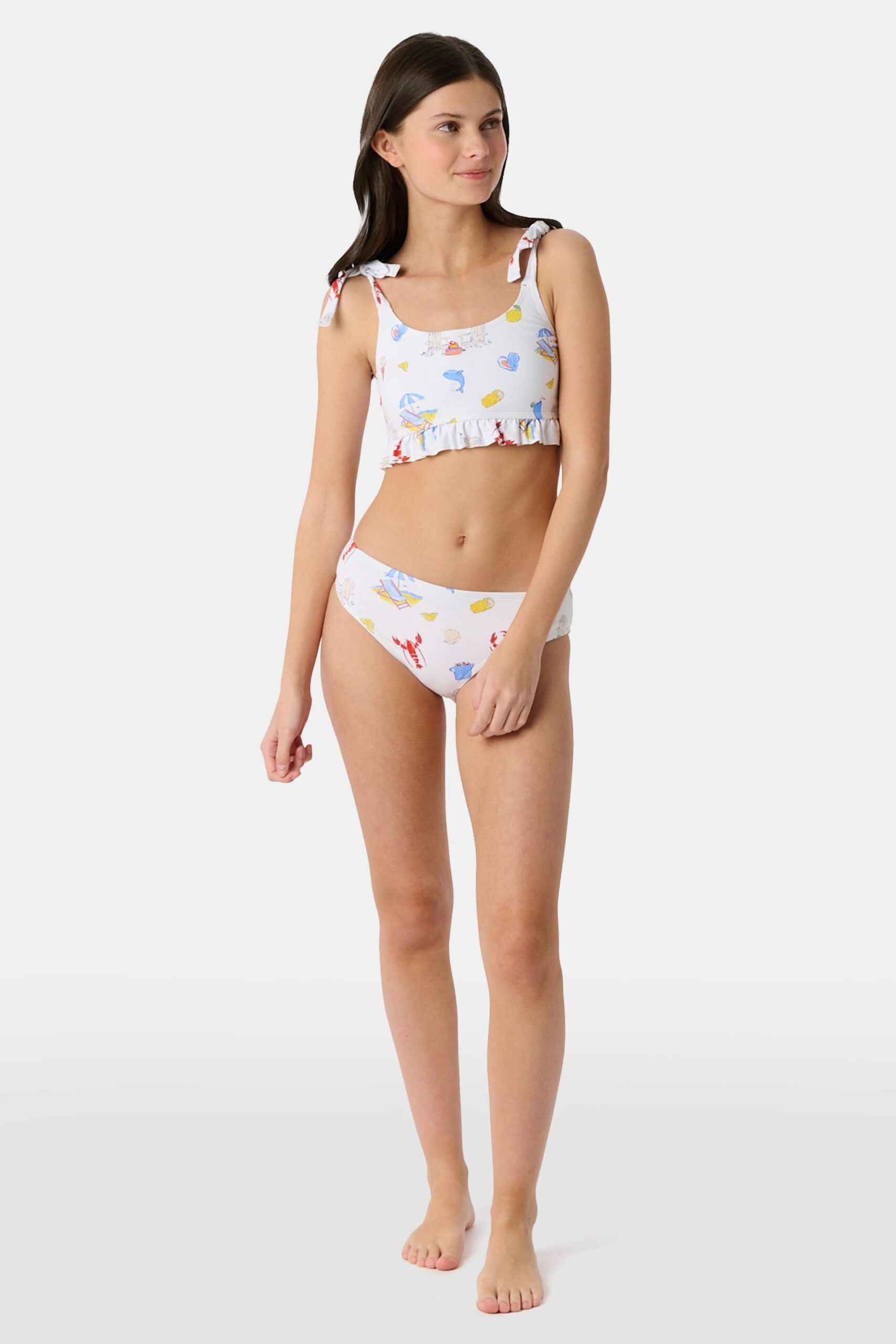 Kids Ruffle Catch of the Day Cora Bikini