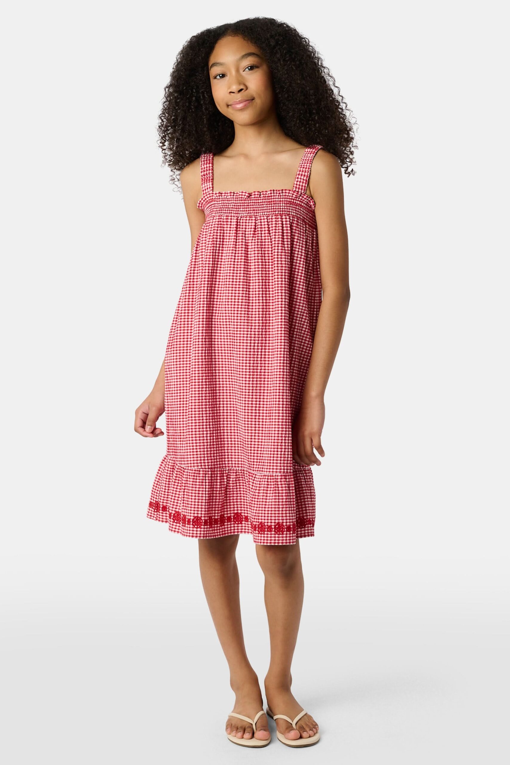 Kids Gingham Teagan Dress