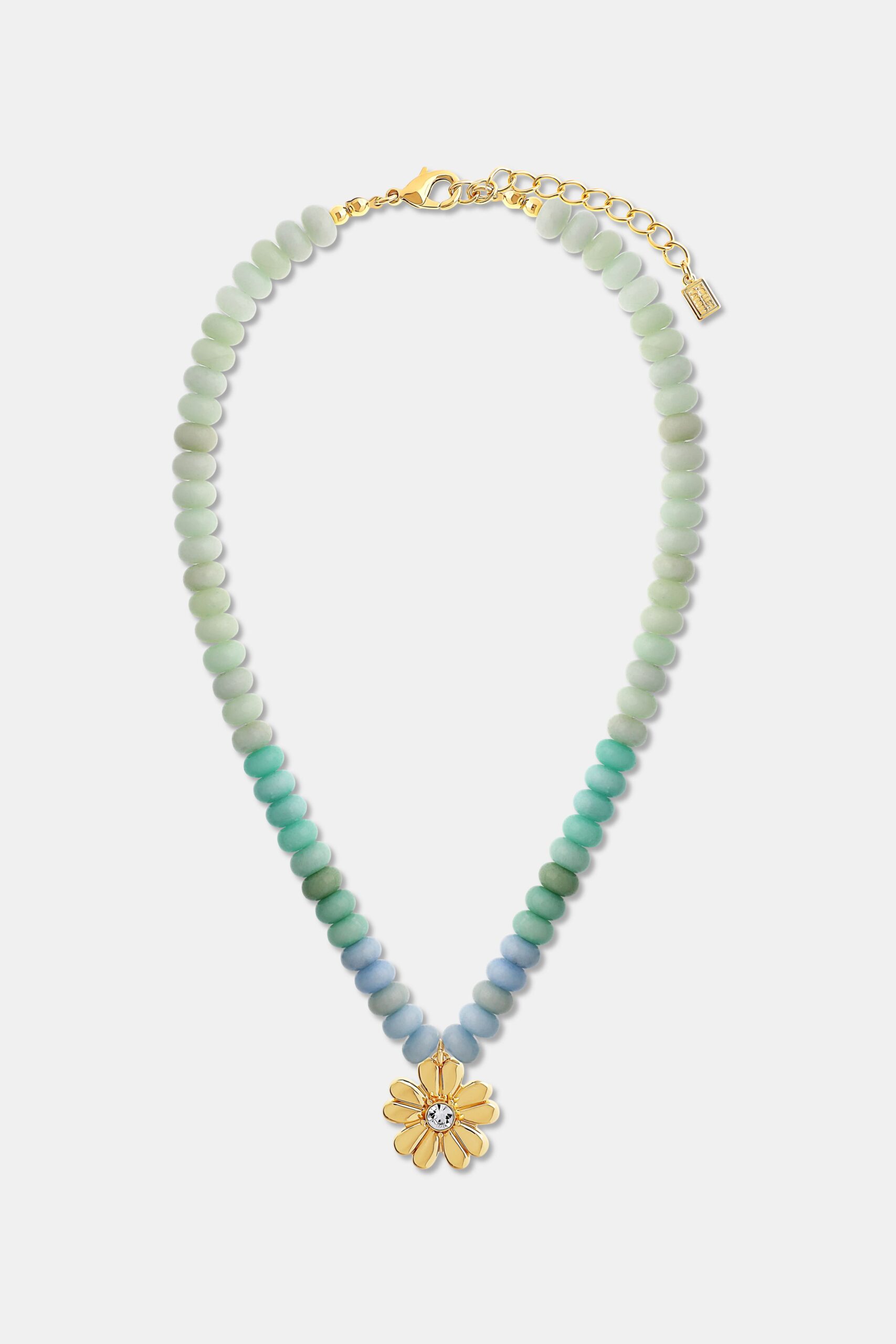 Daisy Beaded Charm Necklace