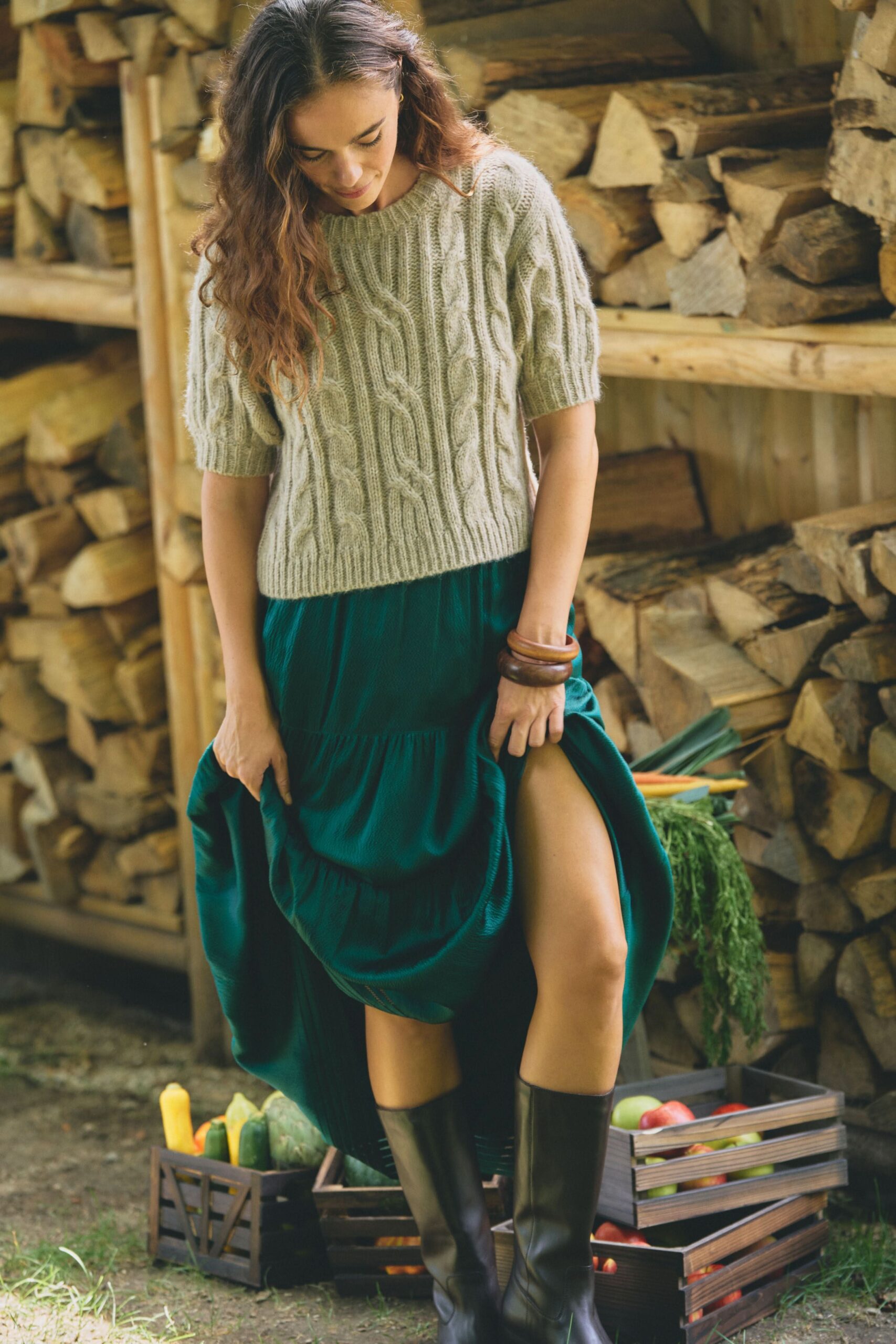 Cable Knit Hattie Sweater