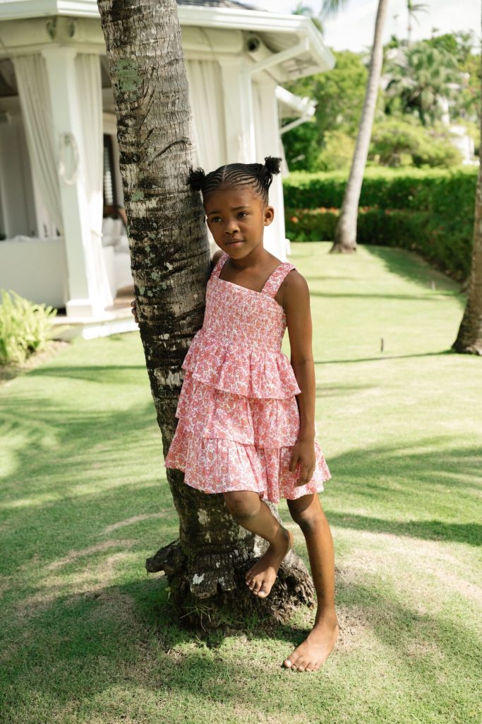 Kids Suzie Floral Ribbon Kenia Dress
