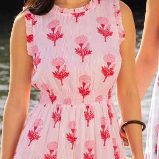 Marigold Stripe Milani Dress