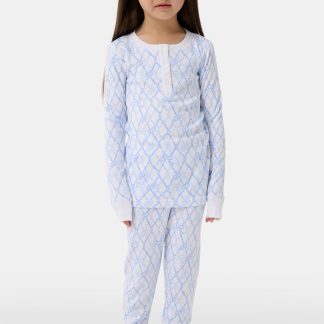 Kids Seaside Knots Juniper Pajamas