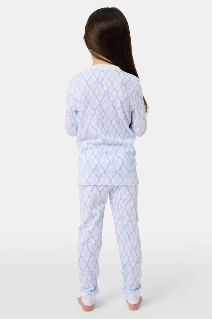 Kids Seaside Knots Juniper Pajamas