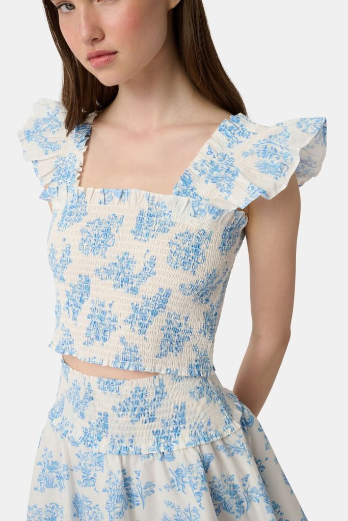 Sherwood Forest Monkey Cropped Paz Top