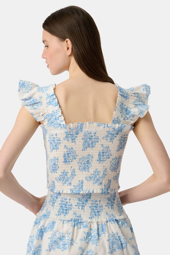 Sherwood Forest Monkey Cropped Paz Top