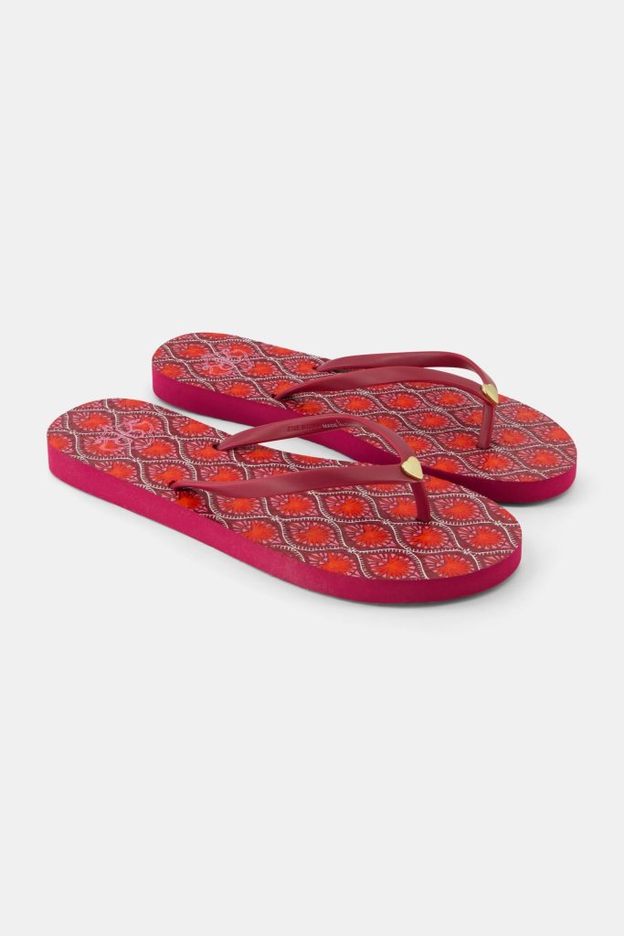 Palm Fronds Flip Flops