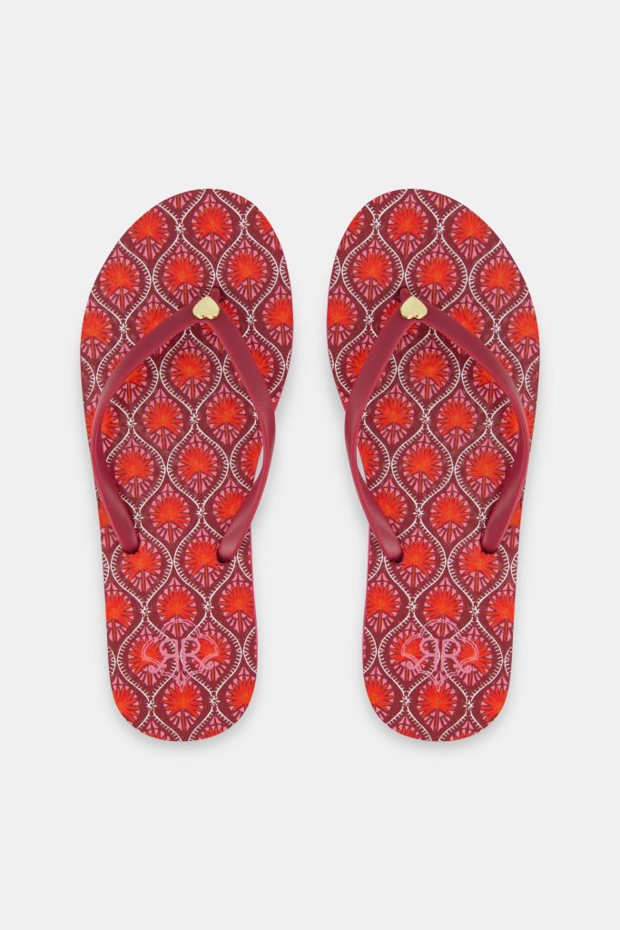 Palm Fronds Flip Flops