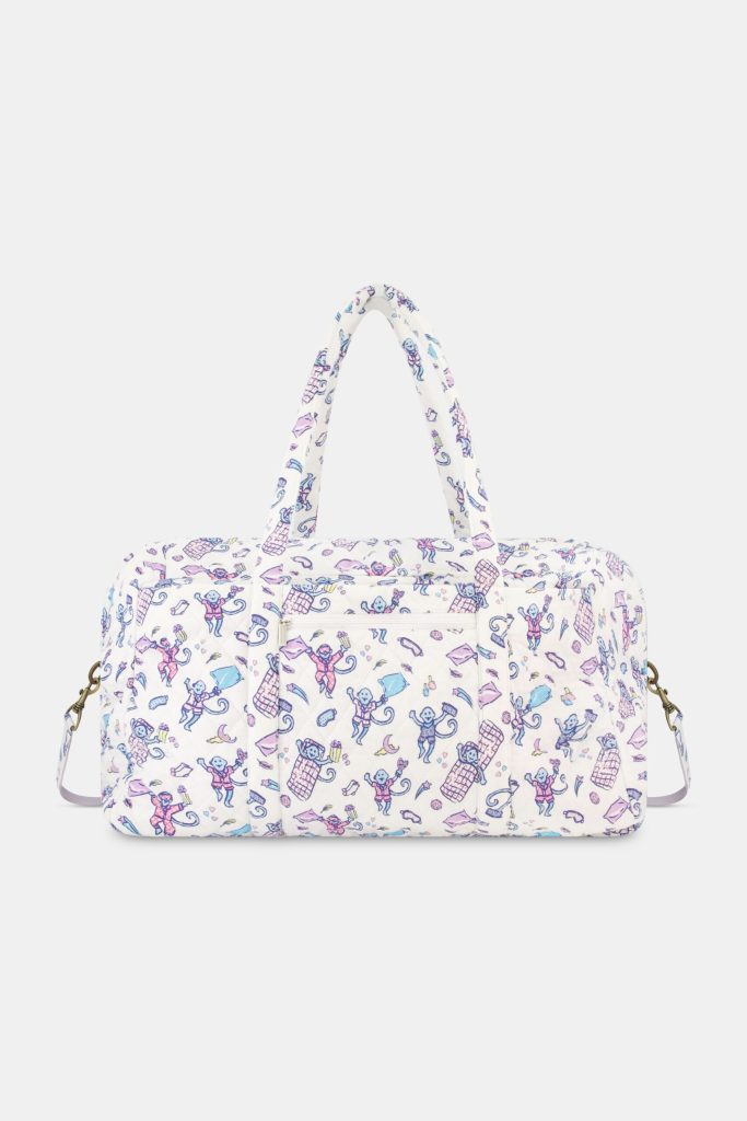 Slumber Party Quilted Weekender