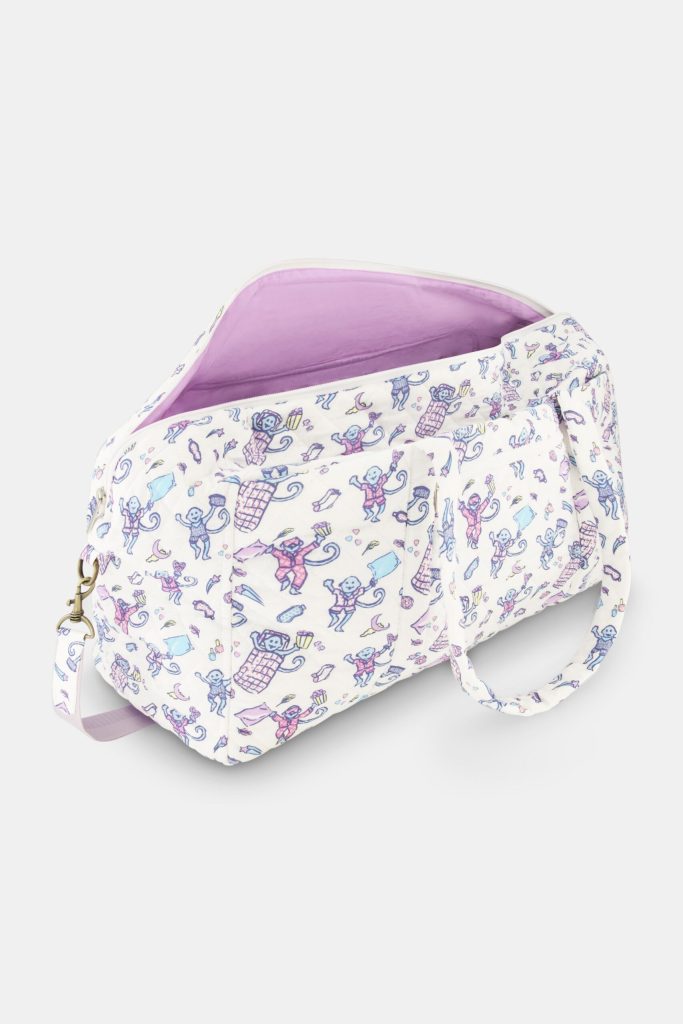 Slumber Party Quilted Weekender