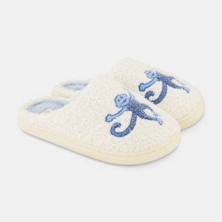 Monkey Star Fuzzy Slipper