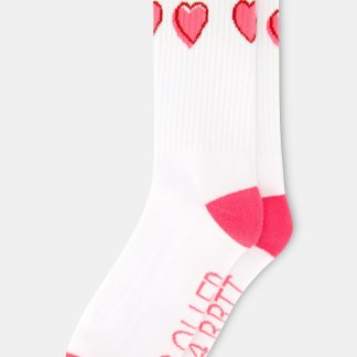 Hearts Tube Socks