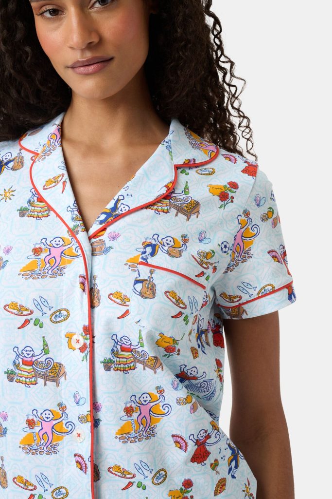 Spain Monkey Polo Pajamas